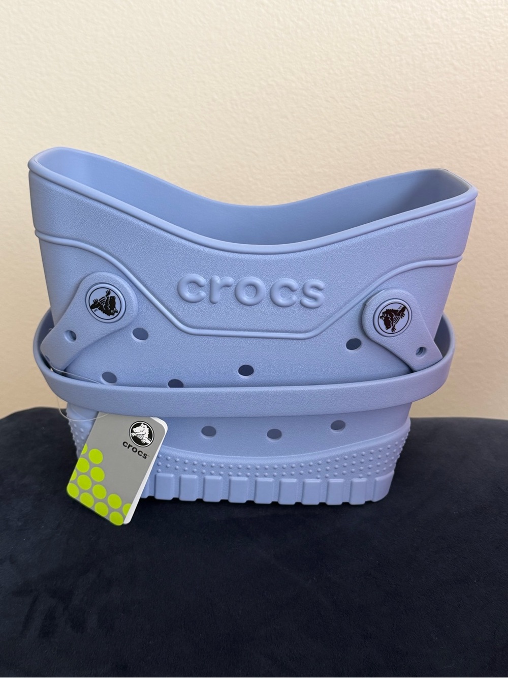 NWT CROCS Small Classic Tote Blue Haze